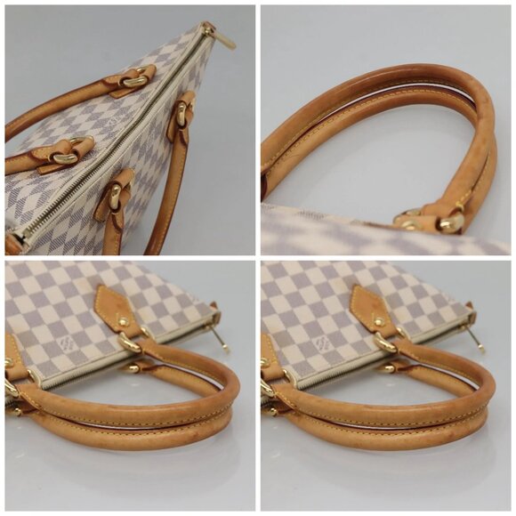 LOUIS VUITTON Damier Azur Saleya PM Tote Bag N51186 LV Auth 136882 - Picture 16 of 16